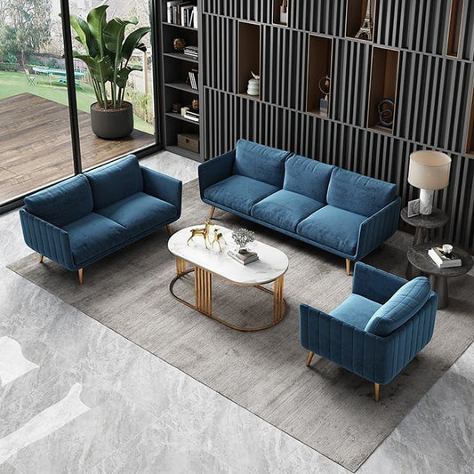 Beech Wood Sofa Set - 3 Pieces - KM245