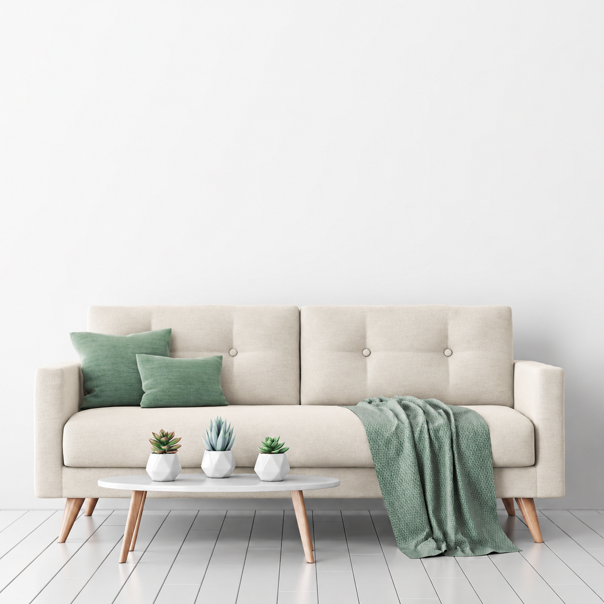 كنبة Sofa-223 - أوف وايت