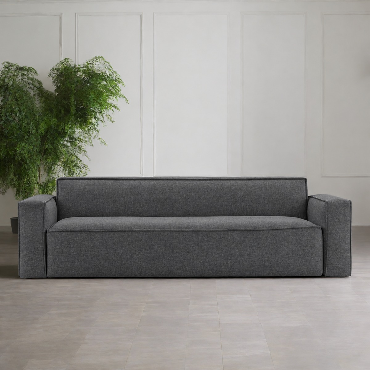 كنبة Sofa-251 - رمادي غامق