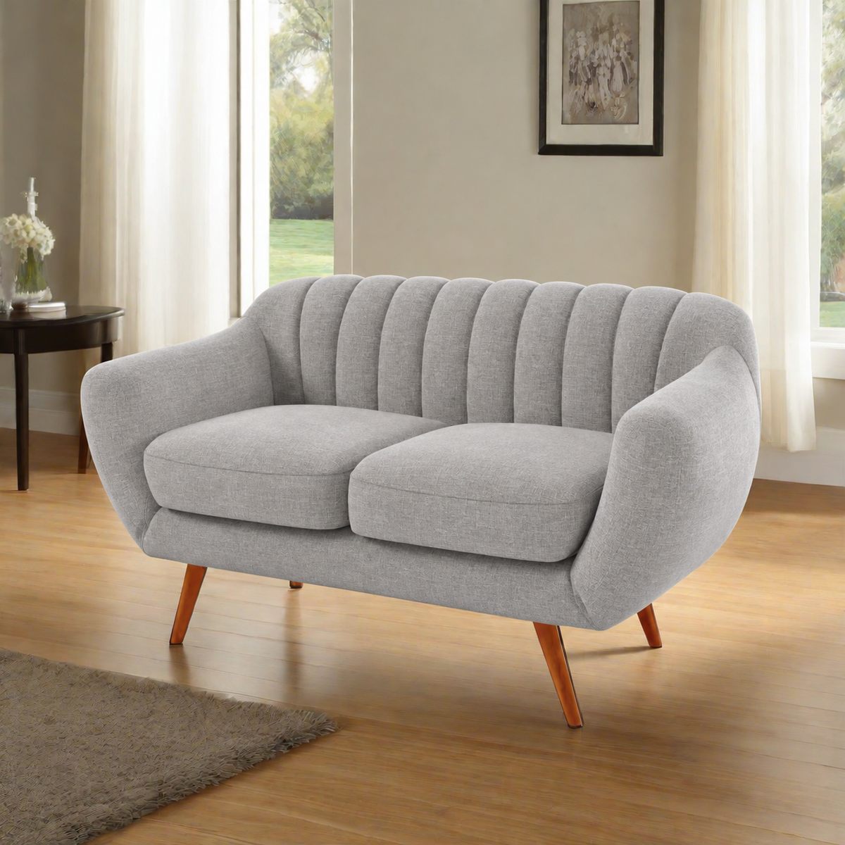 كنبة Sofa-473 - رمادي فاتح
