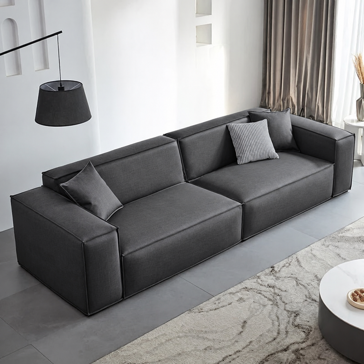 Sofa-579 - رمادي غامق