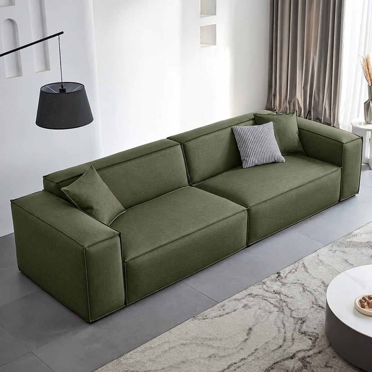Sofa-579 - أخضر زيتي