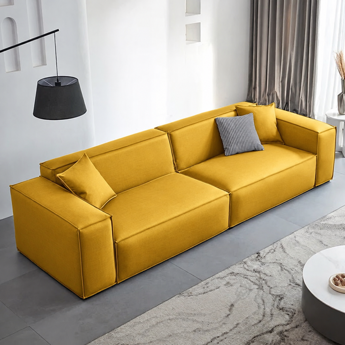 Sofa-579 - أصفر