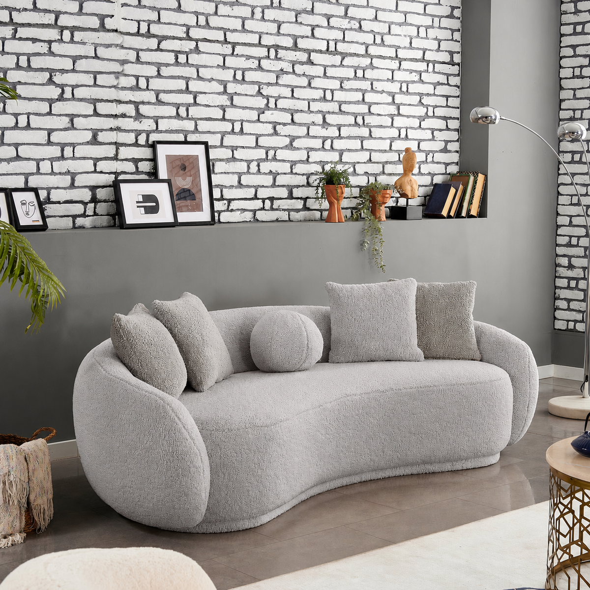Sofa-586 - رمادي فاتح