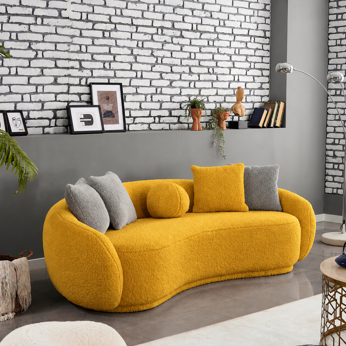 Sofa-586 - أصفر