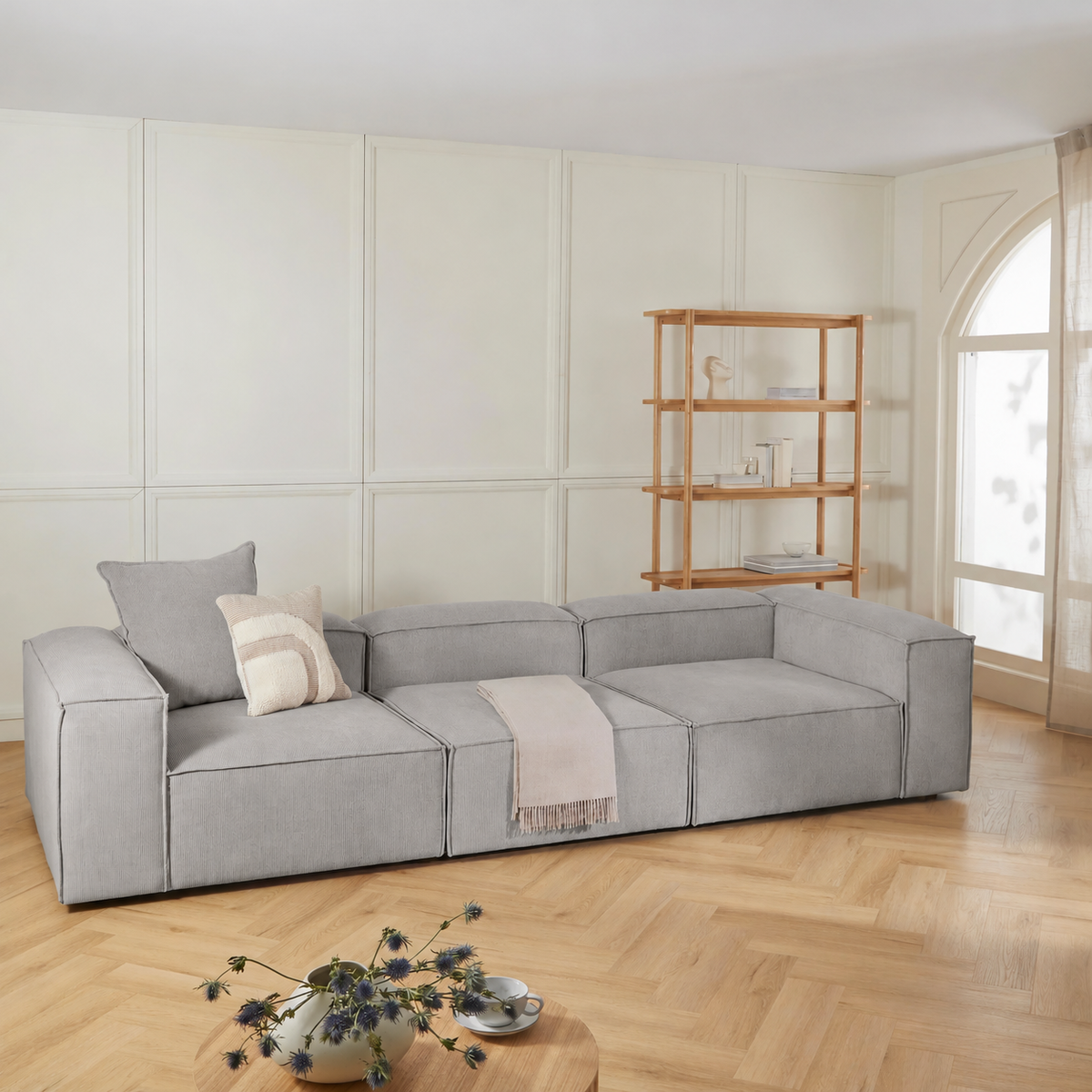Sofa-587 - رمادي فاتح