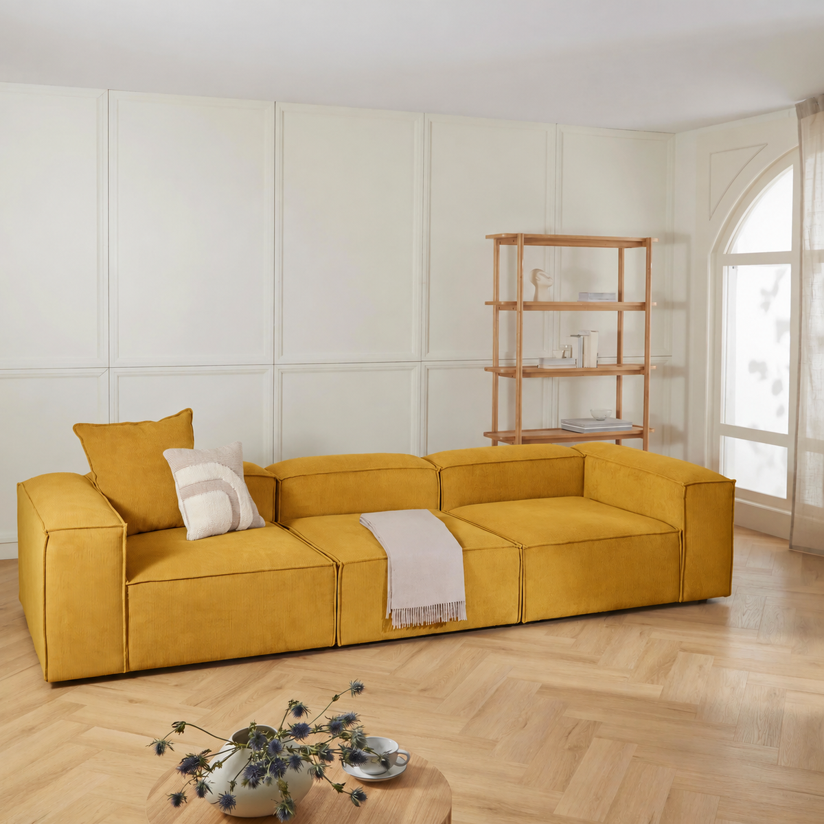 Sofa-587 - أصفر