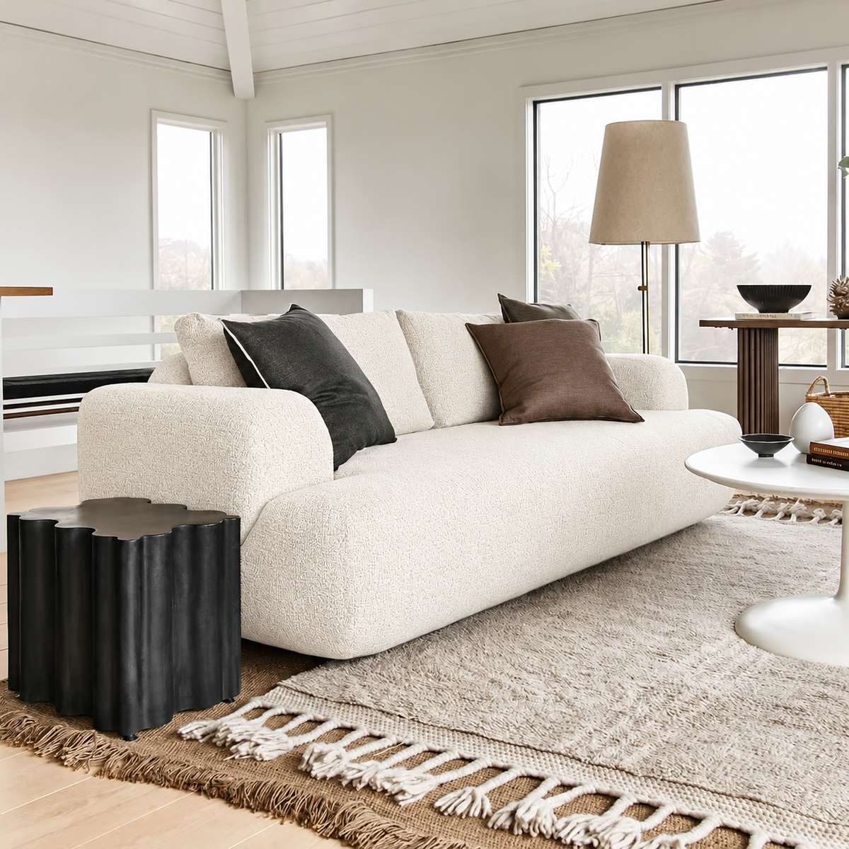 كنبة Sofa-671 - أوف وايت