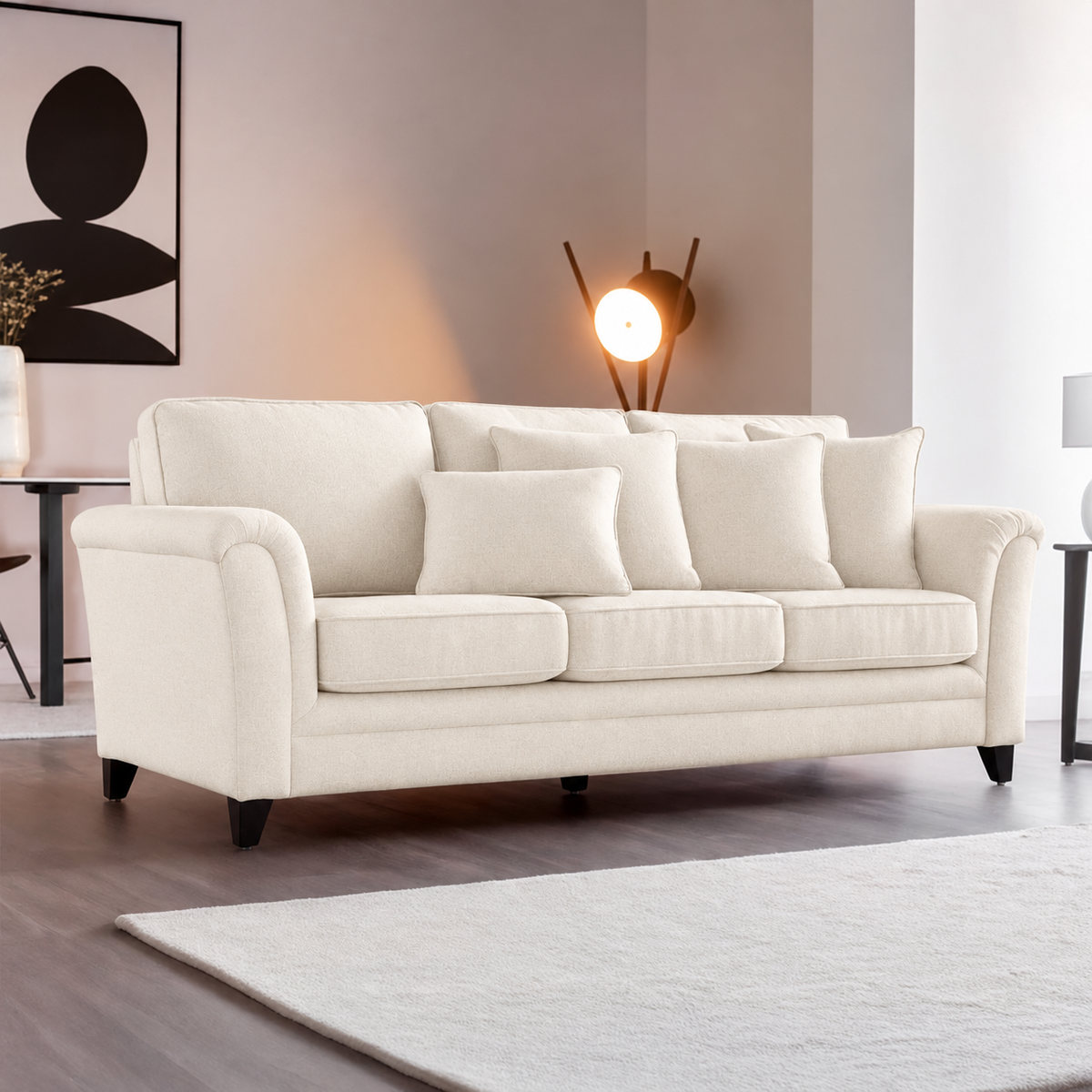 كنبة Sofa-676 - أوف وايت
