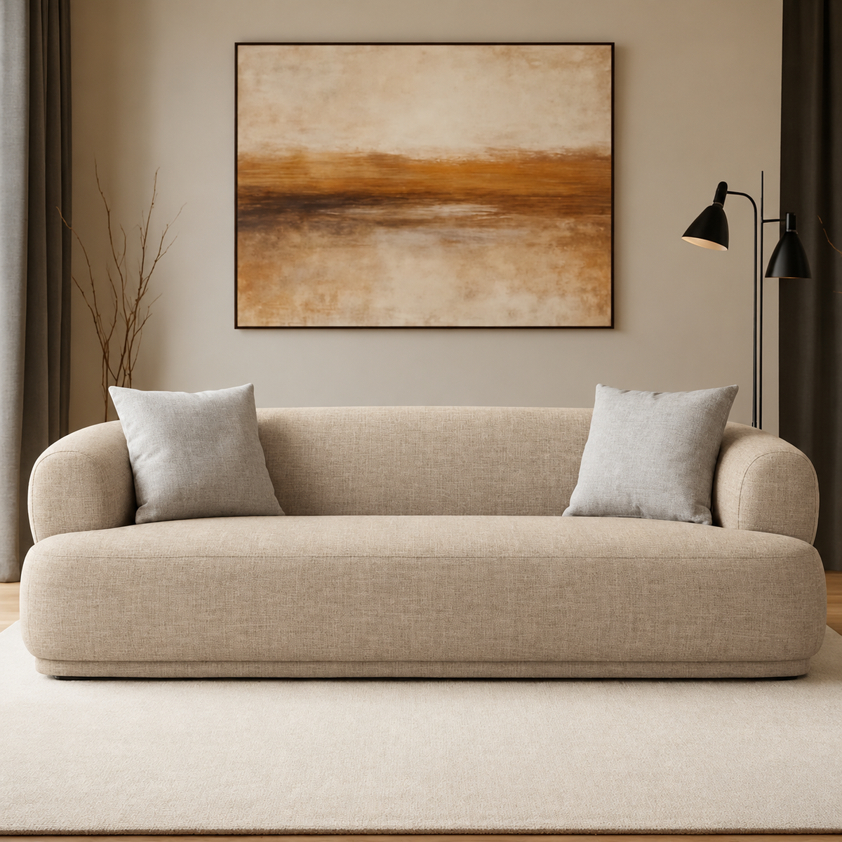 كنبة Sofa-701 - بيج