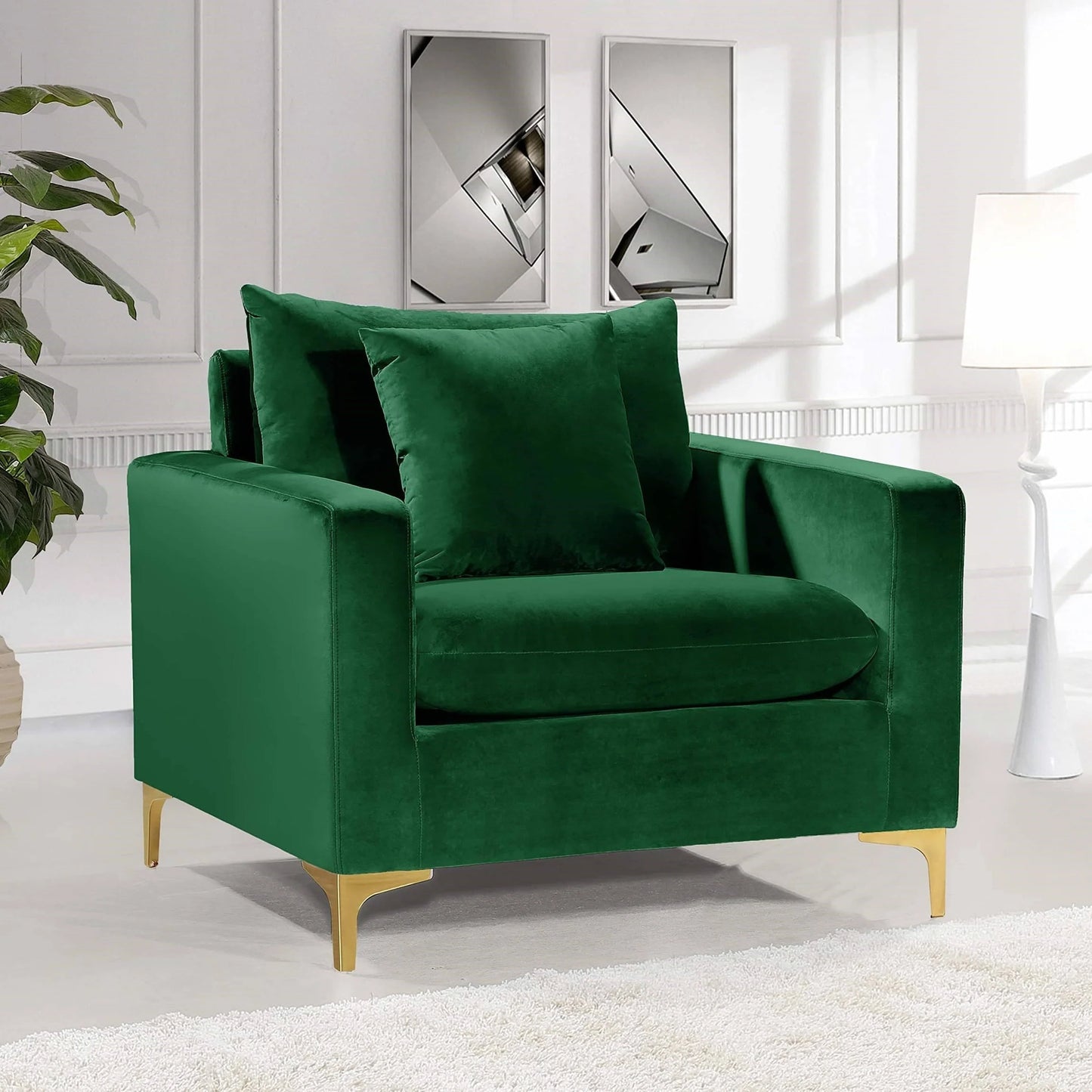 Modern chair in multiple colors 75×75 cm - FUD92